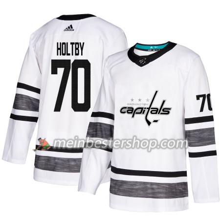 Washington Capitals Braden Holtby 70 2019 All-Star Adidas Weiß Trikot Authentic - Herren